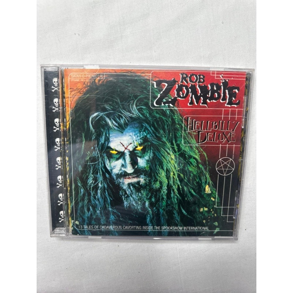 Rob Zombie CD Hellbilly Deluxe Album 1998 Geffen Heavy Metal Horror Sci Fi